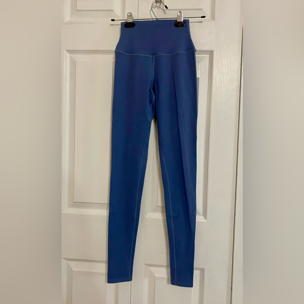 Alo Yoga Softsculpt High-Waist Leggings Bluestone Women's Size XS New wig Tags
